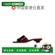 香港直邮潮奢 凉鞋 Chloe 女士 1h可退 Flower 蔻依 酒红色 CHC25