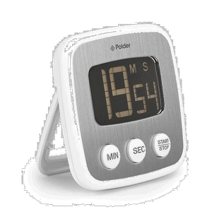 自营 Polder 数字厨房计时器 - 白色 美国奥莱直发