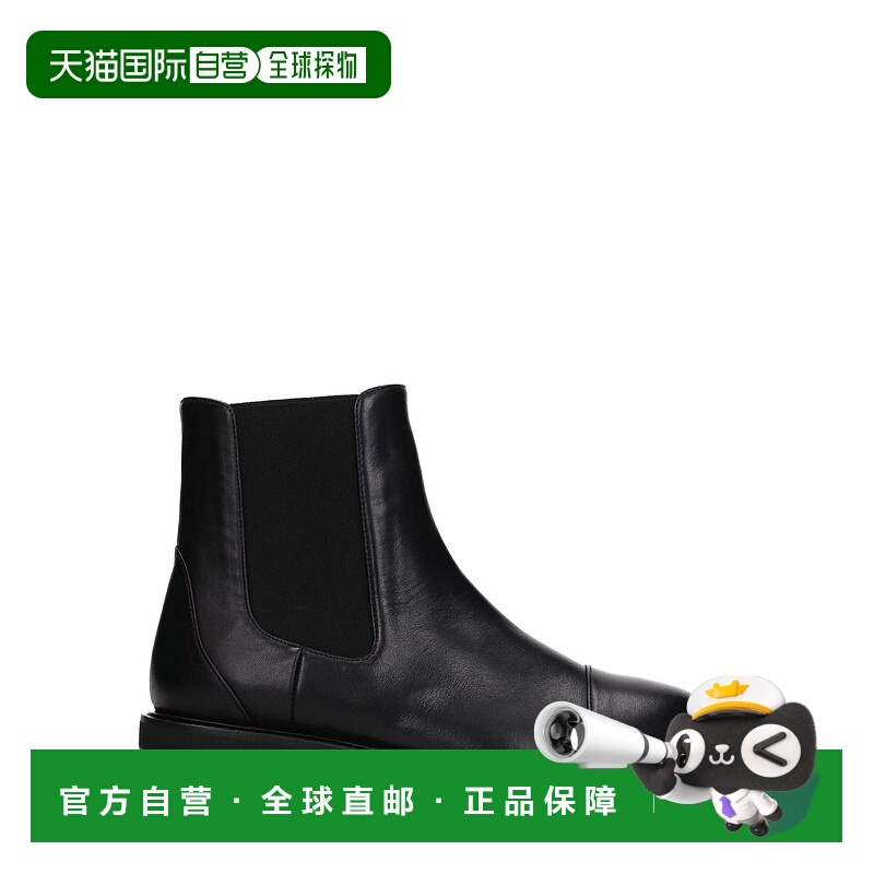 自营Stuart Weitzman Leather Women's Ankle - black 美国奥莱直