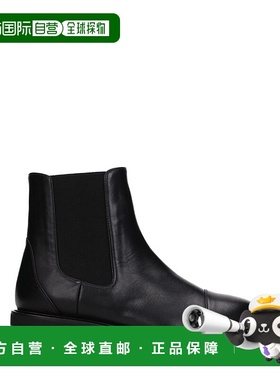 自营Stuart Weitzman Leather Women's Ankle - black 美国奥莱直