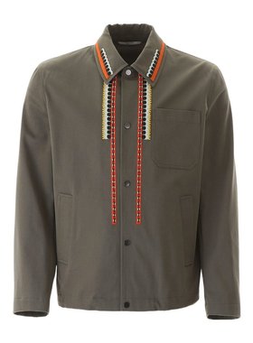 VALENTINO 男士夹克 TV0CIG906C0L90L90 SS2020 黑色