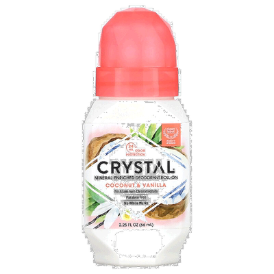 香港直邮Crystal Body Deodorant止汗剂净味椰子香持久干爽6正品