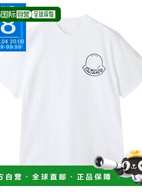 日本直邮Moncler MONCLER 男士圆领T恤 8c00013 89ajs 00a