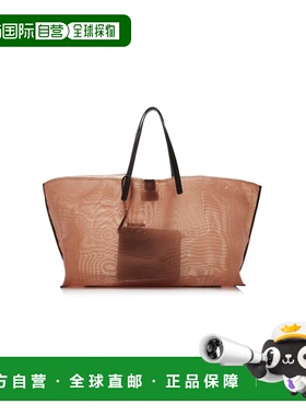 1h可退 香港直邮Staud 女士 Christos 大号网纱手提包  舒适时尚