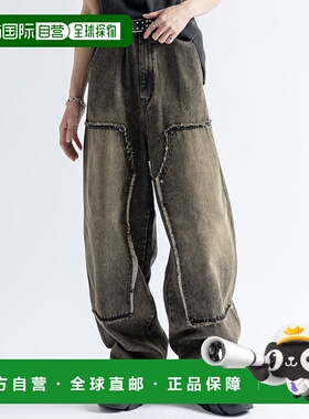 1h可退 日本直邮PLAN To 男士女士复古设计双膝补强牛仔裤 SNPAS2