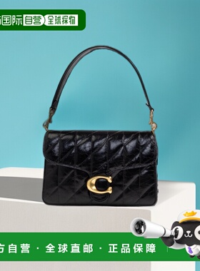 香港直邮COACH 女士手提包 CAF550B4BK AW2025 黑色 Handbag `Tab