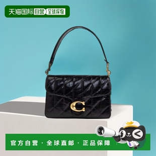 香港直邮COACH 女士手提包 CAF550B4BK AW2025 黑色 Handbag `Tab