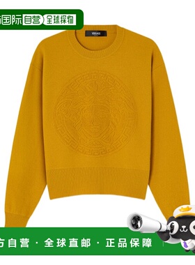 香港直邮Versace 长袖羊毛羊绒毛衣 10134291A10005