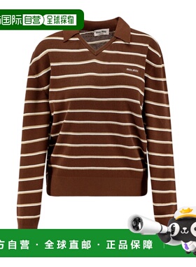 1h可退 香港直邮Miu Miu 长袖Polo衫 MML03E183MSOOO