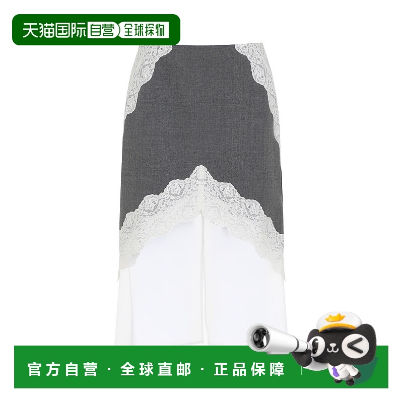 1h可退 香港直邮JIL SANDER 女士半身裙 J03MA0257J41557030VOLCA