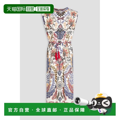 1h可退 香港直邮FARM RIO 女士 印花棉针织中长连衣裙 332213BOHO