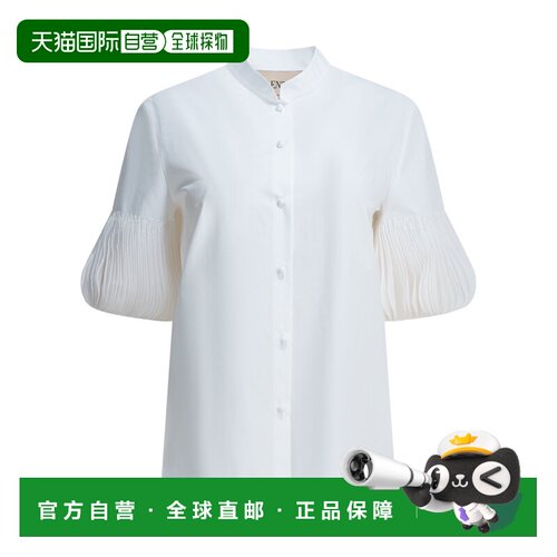 香港直邮valentino 华伦天奴 女士 刺绣休闲衬衫 8B0AA0G55A60BOW