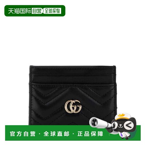 1h可退 欧洲直邮GUCCI 女士钱包 443127AAFAX1000 AW2026 黑色 Gu