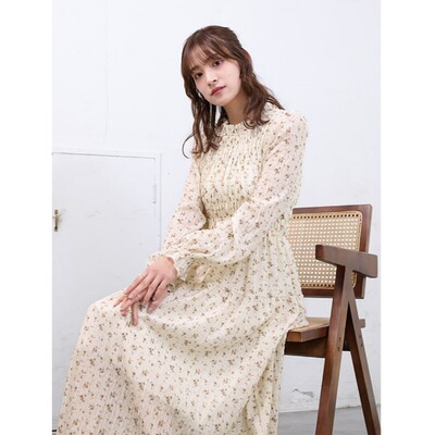 1h可退 日本直邮fifth女士褶皱上衣式连衣裙 ES26S0165