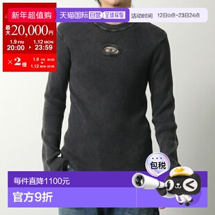 日本直邮DIESEL K-DARIN-D A17512 0AKBQ 男士套头毛衣带金属铭牌