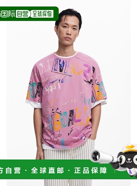 日本直邮Desigual 短袖T恤 [DE819EM026520]男装