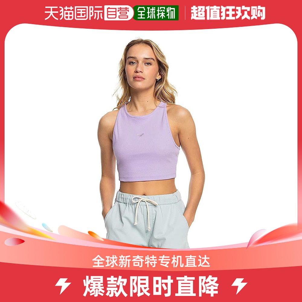 香港直邮潮奢 Roxy 女士Kate Bosworth 罗纹背心上衣 女装/女士精品 背心吊带 原图主图