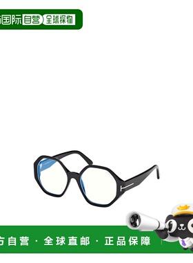 1h可退 香港直邮TOM FORD 女士眼镜 FT5967B001 AW2024 白色 徽标