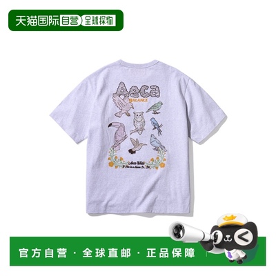 韩国直邮AECA WHITE 公用T恤AWCMSSBDTTSOV003C0BD AECA BIRDS HA