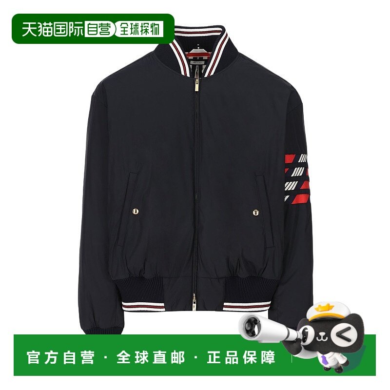 香港直邮Thom Browne 4-Bar 拉链羽绒服 MJD103Y07259高端流行休