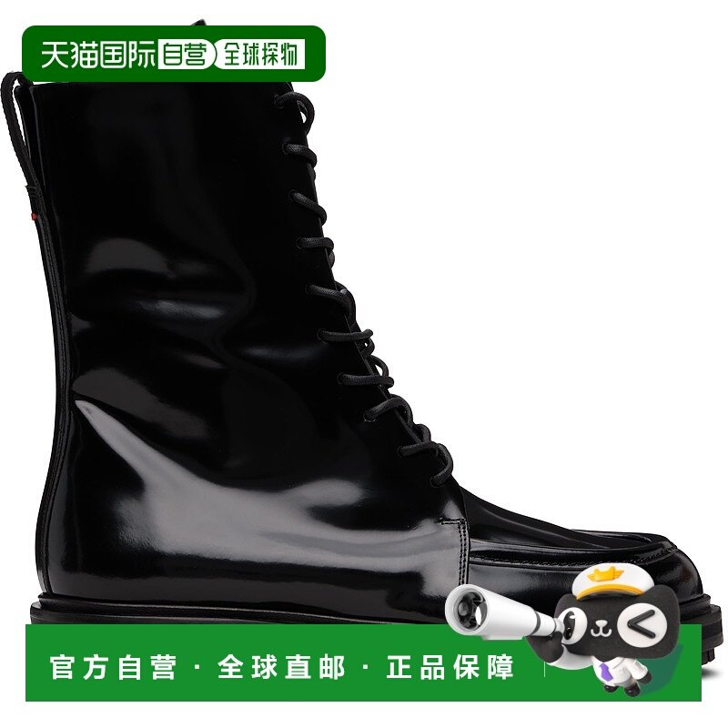 1h可退 香港直邮aeyde 女士 黑色 Tate 踝靴 A11AB0614011001225