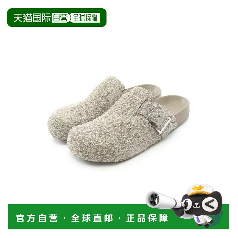 日本直邮中古Loewe罗意威男S级99新Sandals凉鞋橡胶鞋浅褐色时尚B