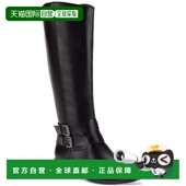 Maliaa 自营style Women co.Style Buckle Black Knee