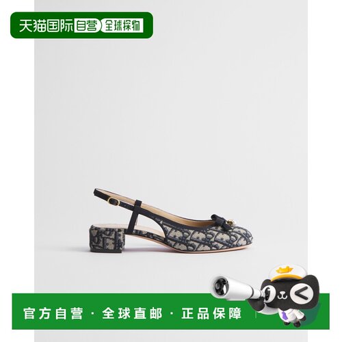 自营欧洲直邮Dior迪奥 Ballet女士Dior Oblique棉质蝴蝶结芭蕾舞