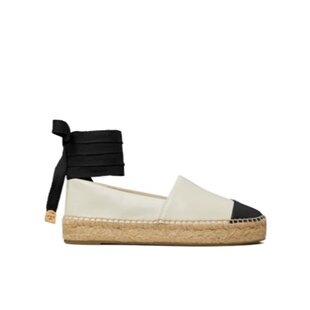 TORY BURCH 女士休闲鞋 164724100 SS2025 白色 帆布平底鞋
