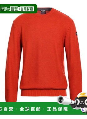 1h可退 香港直邮Paul & Shark 保罗与鲨鱼 男士 毛衣 orange橙色