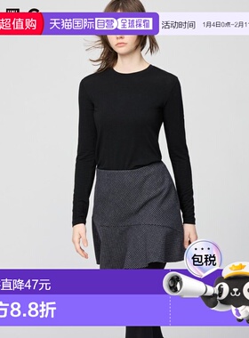 日潮跑腿UNIQLO优衣库 保暖 Heattech 羊绒混纺圆领 T 恤 485827