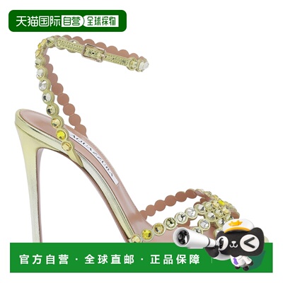 1h可退 欧洲直邮AQUAZZURA 女士凉鞋 TQLHIGS0DNLDIS CO 花色 Teq