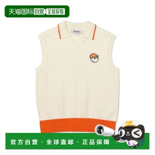 高高尔夫运动M3322PKV11OWT毛针织女 休闲时尚 韩国直邮MALBON GOLF