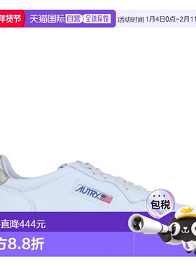 1h可退 香港直邮潮奢 AUTRY 女士 01 白色皮质运动鞋 AULWLL06