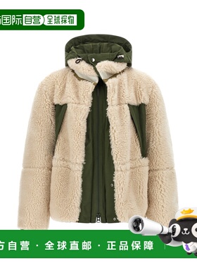 香港直邮Sacai 男士 人造毛羊皮大衣 2503854M063