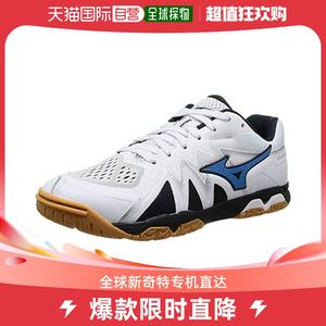 【日本直邮】Mizuno乒乓球鞋 Wave Medal RISE 23.0cm 2E白/蓝/