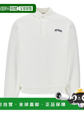 香港直邮AUTRY 男士T恤 SWPX034W SS2026 白色 Logo细节长袖polo