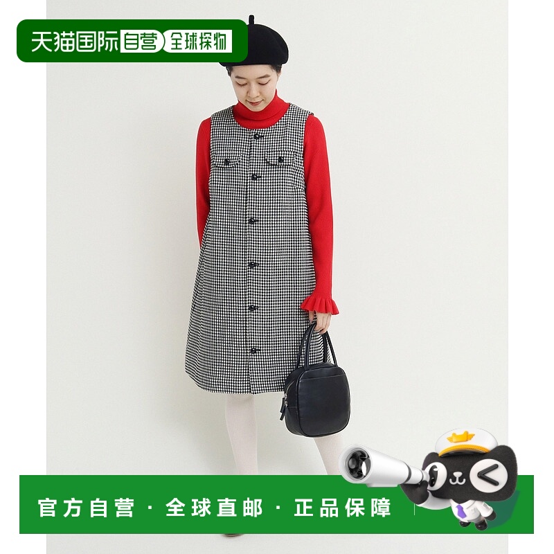 1h可退 日本直邮Dot＆Stripes CHILD WOMAN 女装 羊毛 格纹半开裙