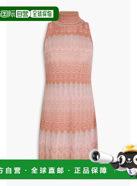 1h可退 香港直邮MISSONI 米索尼 女士 无袖迷你连衣裙 DS24WG2DBK