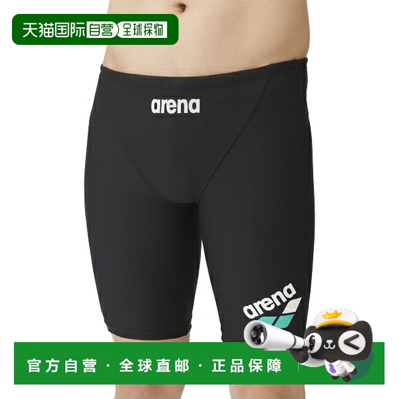 日本直邮ARENA 训练紧身裤半腿男童竞技泳衣非官方泳装SAR4105J-B
