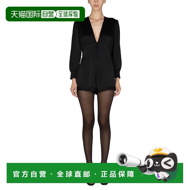 香港直邮Saint Laurent 圣罗兰 女士 长袖缎面连身衣 686994Y125W,女装/女士精品,连体衣/裤,淘宝优惠券,粉丝福利购,淘宝优惠卷