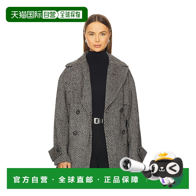 1h可退 香港直邮潮奢 Free People 自由人 女士 Ari 羊毛双排扣大