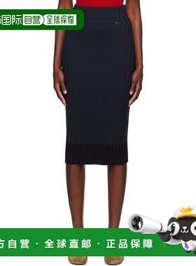 1h可退 香港直邮潮奢 MAISON KITSUNE 女士 海军蓝 Baby Fox Patc