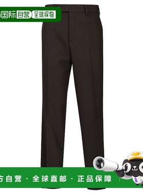 香港直邮FENDI 男士休闲裤 FB1089ASCBF0TY8 AW2025 深棕色 TROUS