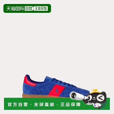 自营欧洲直邮Ralph Lauren拉夫劳伦男士绒面革运动鞋男鞋 Bedford