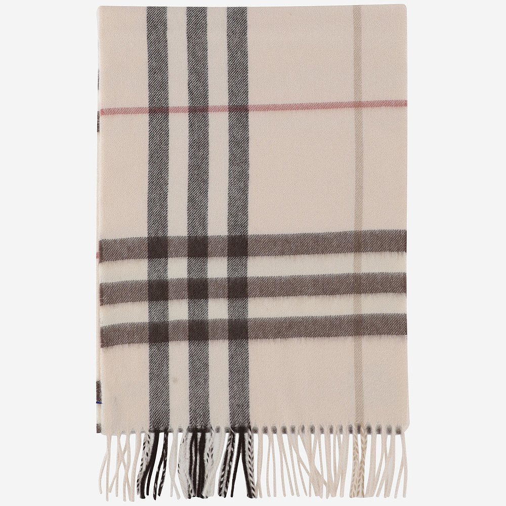 香港直邮BURBERRY 女士围巾 8103011ALABASTER SS2025 红色 正品