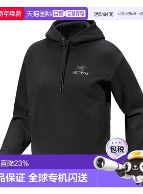 1h可退 加拿大直邮始祖鸟Emblem Fleece女士多功能舒适抓绒连帽衫