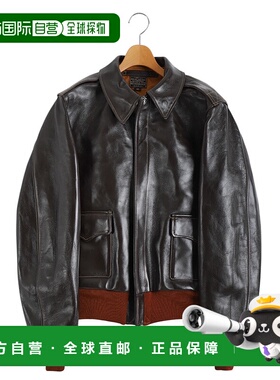 1h可退 日本直邮BUZZ RICKSON 男士经典A-2飞行员马皮夹克 CONTRA