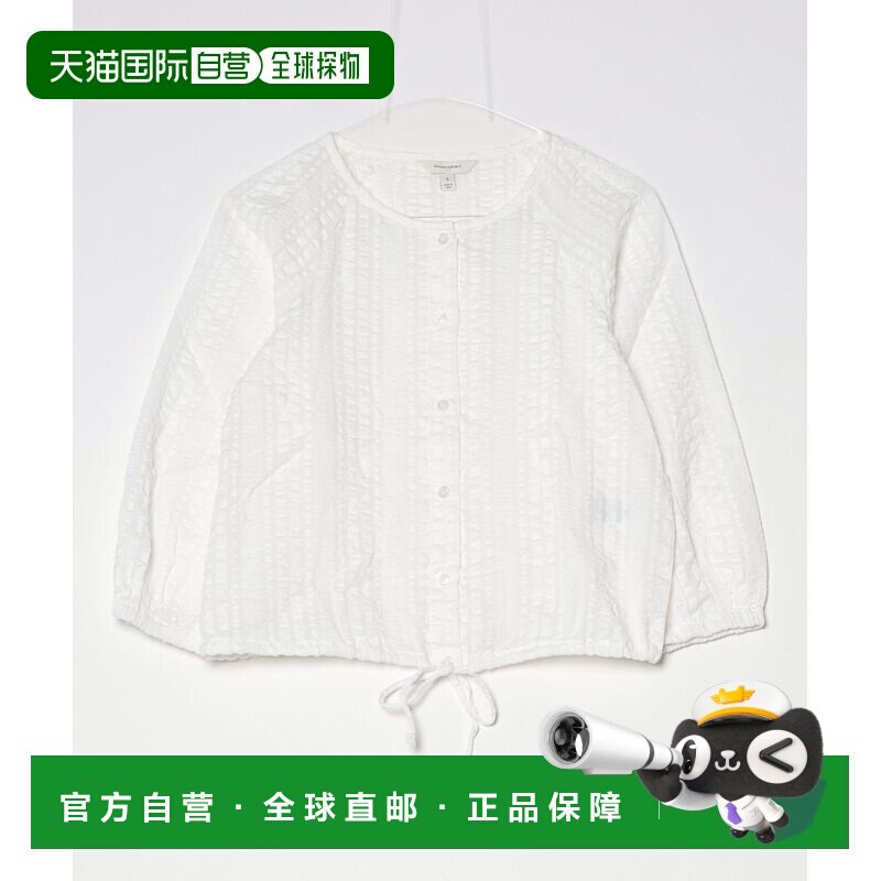 日本直邮BANANA REPUBLIC 女装 长袖云纹纽扣衬衫 897571