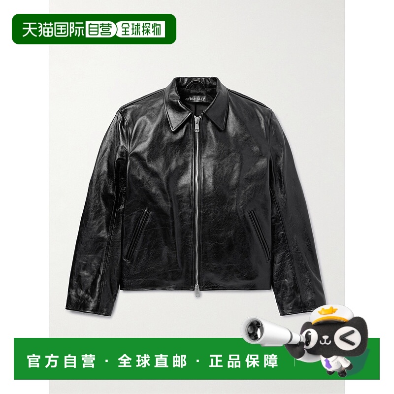香港直邮潮奢 Our Legacy 男士 迷你皮革宽身束腰夹克 M4239MTDTo